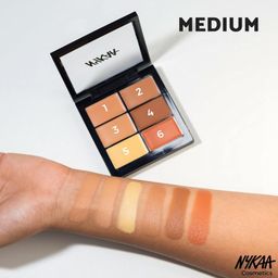 Nykaa Conceal and Correct Matte Palette Cream for Acne Prone Skin Medium 02 image 4