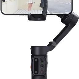 hohem Gimbal Stabilizer for Smartphone iSteady V3,Portable Phone Stabilizers with Al Tracker Detachable Remote Control Built-in Extension Rod/Tripod 3-Axis Stabilization 3-Color Fill Light (V3 Black) image 2