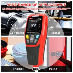 UNI-T UT343D Digital Coating Gauge Meter Thickness Tester with USB Data Function Car Detector Automotive Coating Refinishing Cars Paint Tester Meter image 2