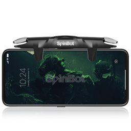 SpinBot BattleMods F1 | Mobile Gaming Triggers for Smartphone | Capacitive Conduction | for BGMI/Free Fire/COD Mobile - (Black) image 1