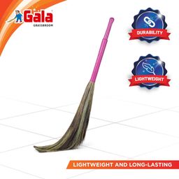 Gala King Kong Grass Floor Broom - Pack Of 1, Pink image 5