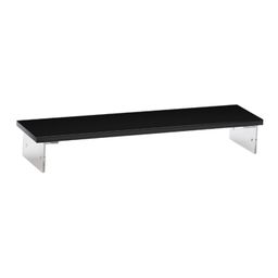 CALANDIS™ Monitor Stand Riser Shelf Computer Monitor Stand for Desktop Home Apartments Black | Monitor Mounts & Stands | Monitors, Projectors & Accs image 4