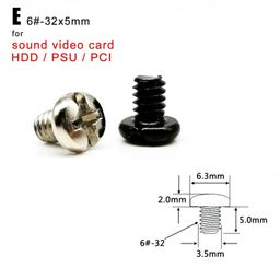 CHIST PC Computer Screws Standoffs Set Kit, for Hard Drive Computer Case Motherboard Fan Power Graphics image 5