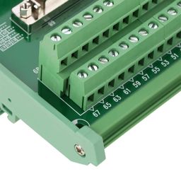 generic Terminal Blocks Module, Break Out Board Module SCSI-68P-A DB Type 48V 1 A Brass Female Connector Board for PLC DIN Rail Installation' image 4