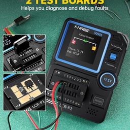 FNIRSI LCR-P1 Transistor Tester, Mosfet Capacitor SMD Electronic Component Tester, Diode Triode Zener Resistance Inductance Battery Test LCR Meter MOS PNP NPN ESR Meter image 2