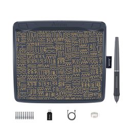 Artisul A801 Drawing Tablet Graphics Tablet 9 Inch Art Tablet with 8192 Pressure Battery-Free Pen,4 Hot Keys, Compatible with Windows, macOS & Android image 1