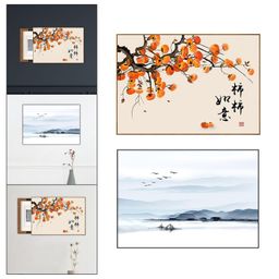 SECRET DESIRE™ Meter Cover Decorative Painting Distribution Box Counter Frame for Home Persimmon Pattern image 5