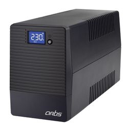 Artis 600VA LCD Touchscreen UPS for Personal Computers, Desktop PCs, Laptops, Routers, Networking Devices and Gaming Consoles image 1