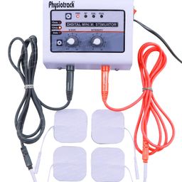 Physiotrack Mini Muscle Stimulator with timer Multi Programe Machine Electrical Muscle Stimulator EMS Stimulator with One Year Warranty image 1