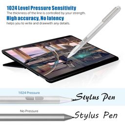 jvkzaen Stylus Pen for Surface Pro 11/10/ 9/8/X/7+/6/5/4/3/Surface 3, Surface Go 3/2/1, Surface Laptop/Studio/Book 4/3/2/1 with Palm Rejection, Smooth Writing,1024 Levels Pressure,Longer Battery Life image 5