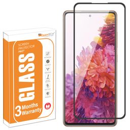 opentech OpenTech® Military-Grade Tempered Glass Screen Protector Compatible for Samsung Galaxy S20 FE 5G with Edge to Edge Coverage and Easy Installation kit image 1