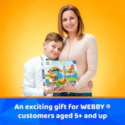 Webby 4 in 1 Young Designer Abs Blocks Kit, Tower,Building, Bridge, Architecture Construction Play Set, Fun Creative Toy Set for 5+ Years Kid (161 Pcs), Multi Color,Construction Blocks image 4