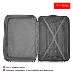 wenger WENGERStatic-Pro Large Hardside Suitcase, 106 litres, Teal, Swiss Designed-Blend of Style & Function, 612059 image 4