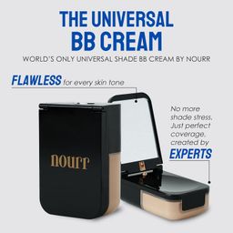 nourr BB Cream in Universal Shade | All-in-One Coverage with Natural Radiant Finish | Sheer to Medium Buildable Coverage | Skin-Nourishing & Hydrating Formula | SPF15 image 3