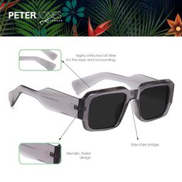peter jones Rectangular Unisex Oversized UV/UB Protected Sunglasses (3766) image 3