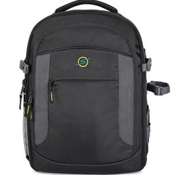 strapon LEADER DSLR Backpack Camera Bag with Rain Cover Suitable for DSLR Camera with Lens 18 135 Lens-3 Nos 70-200 85mm, F1.8 Flash Battery, Charger Monopod Memory Card and Laptop 15.4inches image 1