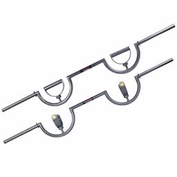 Protoner tricep bar with swivel handles for biceps and triceps workout with 360 degree rotating handles image 1
