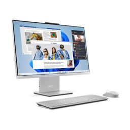 Lenovo IdeaCentre AIO Intel i3-1315U 27" FHD 3-Side Edgeless All-in-One Desktop (8GB/1TB SSD/Win11/Office 21/3Wx2 Woofer/Alexa/5.0MP + IR Camera/Wireless Keyboard & Mouse), F0HM0066IN image 2