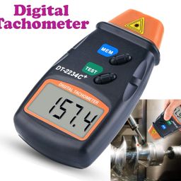 Geek Lab Digital Laser Non Contact Photo Tachometer RPM Meter Professional DT-2234C+. image 2