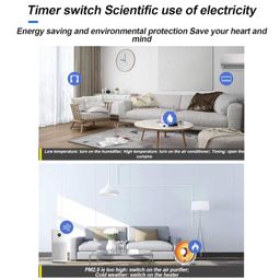 Bkiyougo 10A Wireless Smart Switch, Wi-Fi Light Switch Compatible with Alexa & Google Home & SmartThings, FCC Certified, No Hub Required Support DIY Module(2 Pack) image 5
