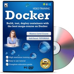 Mastering DOCKER Training Tutorial Video DVD – Fast Learning Self-Paced Tutorial High Quality Training Videos with Examples | No Subscription Required | LIFETIME ACCESS | NO LIMITS image 1