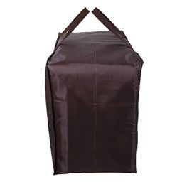 Kuber Industries Rectangular Parachute Jumbo Under Bed Moisture Proof Storage Bag with Zipper Closure and Handle (Brown) image 4