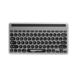 Amazon Basics Wireless Keyboard and Mouse Set with Bluetooth multiconnect, 2.4GHz Receiver,1600 DPI, Smartphone/Tablet Holder, Built in Rechargeable Battery image 2