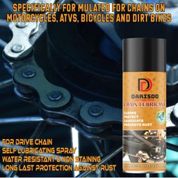 Darisdo Combo of Bike Shiner Chain Cleaner & Lubricants, Exterior Shiner, Chain Chain Cleaner & Lube (450 ml, Pack of 4) image 5