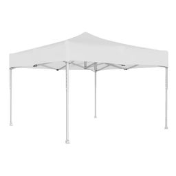 ORILEY Foldable Garden Gazebo Tent with 4 Side Open/Pop-up Canopy Tent for Garden and Promotional Activity with 4 Side Open (White- 10x10 ft) image 1
