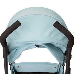 artsana Chicco Lite Way Stroller I Pram with Bumper bar | Extended Canopy | Fully Reclining backrest with 4 Positions|Linked Brakes & Swivel Wheels(Hydra, Blue) image 5