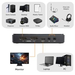 AVerMedia GC551G2 Live Gamer Extreme 3, USB 3.1 Plug and Play 4K Capture Card for Gaming, Content Creating and Streaming, Supports Variable Refresh Rate, 4Kp30 Capture, 4Kp60 HDR Pass-Through image 2