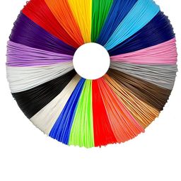 foxcup Creative Multicolored PLA Filament 1.75mm Thick 10 Meter Length of Each Color for 3D Pen & Printer (50) image 1
