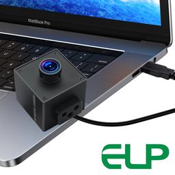 ELP Global Shutter USB Wide Angle Computer Webcam 1080P 90fps Lightburn Laser Engraver Camera USB2.0 PC High Frame Security Camera for Raspberry Pi (110 Low Lens image 2