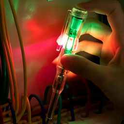 Hirsha Voltage Tester Pen Multifunctional tester LED High-Brightness electric tester pen with LED Light & Screwdriver - Accurate & Safe Testing Tool Voltage tester Detector image 4