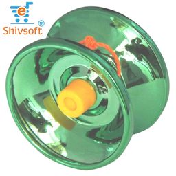 Shivsoft ® Fine Quality High Gloss high Speed Metal YoYo Spiner Toy (1 pcs) (Color May Vary) Make in India image 5