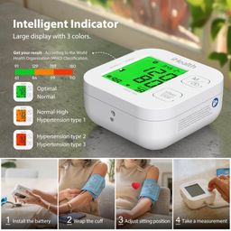 ihealth iHealth® Track - Smart Upper Arm Blood Pressure Monitor, Bluetooth Compatible for iOS & Android Devices image 3