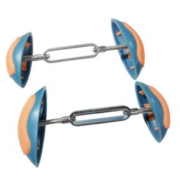 THE STYLE SUTRA 2X Shoe Tree Adjustable Length Lightweight Practical Portable Shoe Stretcher Blue image 3