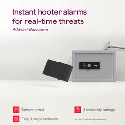 Godrej Security Solutions Forte Pro 20 litres Safe Locker for Home & Office with Mechanical Key Lock (Light Grey) image 4