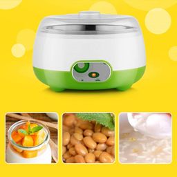 Automatic Yogurt Maker Machine With Stainless Steel Inner Container with temperature control, Electric 15 Watts Electric 900ml Automatic Curd & Home DIY Dahi maker Container (Multicolor) image 4