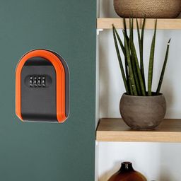 nhcdfa Lock Box, Locker for Home with Key, Easy to Use Locker Box Wall Mounted Storage with Code Password Security Lock for Outside House Key Car Keys image 4