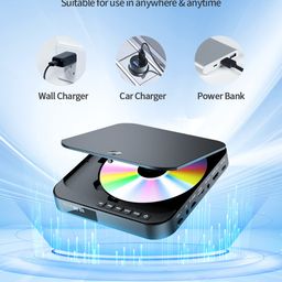 DESOBRY Mini HDMI DVD Player - Compact HD 1080P for Smart TV, All Regions, CD/DVD Player with AV Output, USB/TF Card Input image 4