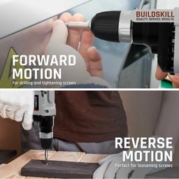 BUILDSKILL 400W drilling machine for home use | 10mm keyless chuck | copper motor with 2800 RPM variable speed | forward & reverse | drill machine for wall drilling, screwdriving & impact drilling image 4