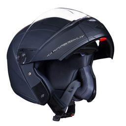 Royal Enfield Adroit Modular Helmet with Clear Visor Matt Black, Size: M( 57-58cm) image 4