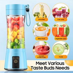 gardreg Cordless Portable Personal Size Blender - 12 Oz Mini Blender Make Smoothies and Shakes, Cordless Lightweight Rechargeable, Freshly Squeezed in Picnic/Sprots/Office image 2