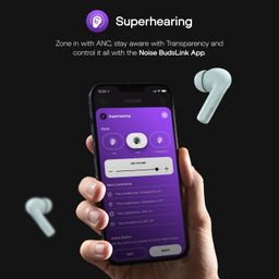 Noise Newly Launched Air Buds 6 in-Ear Bluetooth TWS - AI Enabled Smartbuds, ANC (up to 32db), Personalised App, in-Ear Detection, Voice Control, Google Fast Pair, BT v5.3(Sage Blue) image 5