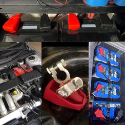 ATORSE® 6 Pieces Battery Terminal Cap Terminal Protector For Rv Red Black Color image 4