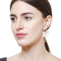 youbella Jewellery Earings Gold Plated Floral Earrings for Girls and Women image 2