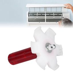Fin Comb, 2 Pcs Easy To Use Air Conditioner Fin Cleaner Compact Detachable Handle for Condenser (White) image 2