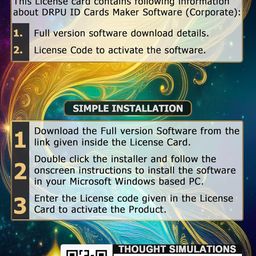 Thought Simulations DRPU ID Cards Maker and Visitor Gate Pass Management Software ( 1 PC LICENSE ), Software Download License Card, Compatible with Windows image 2