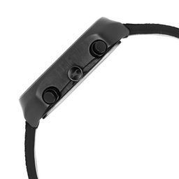 fastrack Mens After Dark Quartz Analog with Day and Date Green Dial Leather Strap Watch for Guys-Ns3270Nl01, Band Color:Black image 3